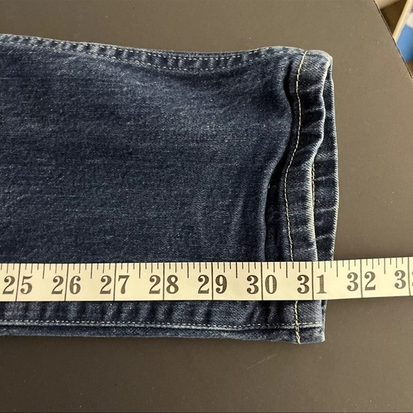 Wrangler Peter Max Retro Tapered Blue Denim Jeans Size 32x31 - Picture 12 of 13